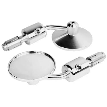 Rétroviseur moto emboue de guidon café racer chrome